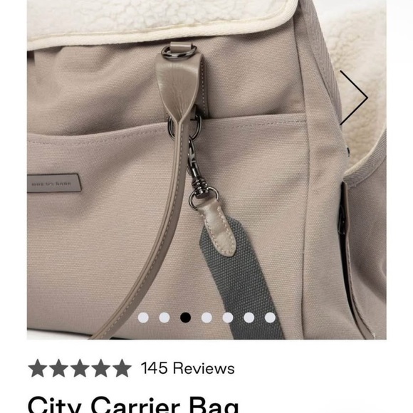 City Carrier Bag in Taupe by MaxBone - Picture 3 of 9